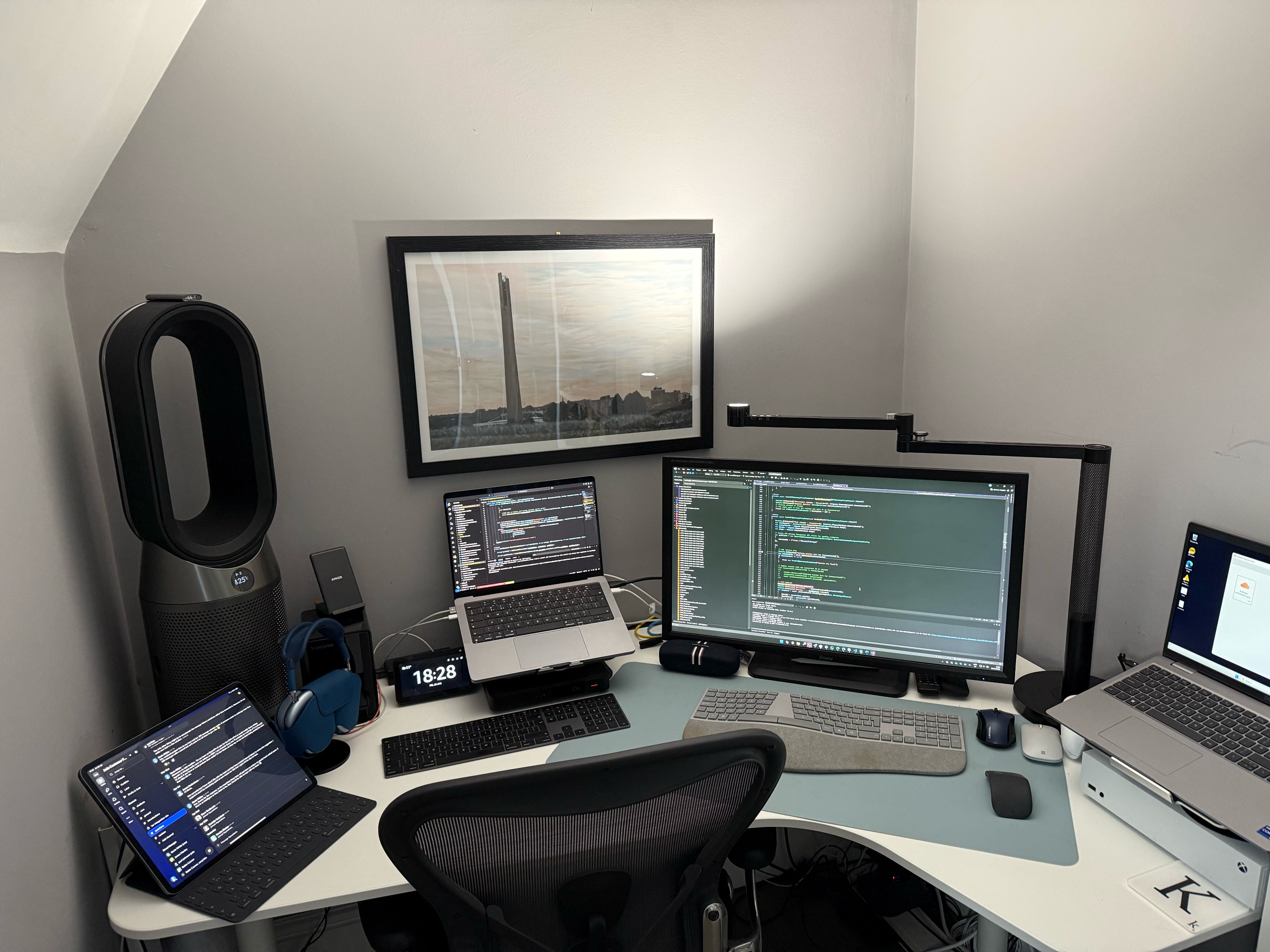 Kevin's office setup