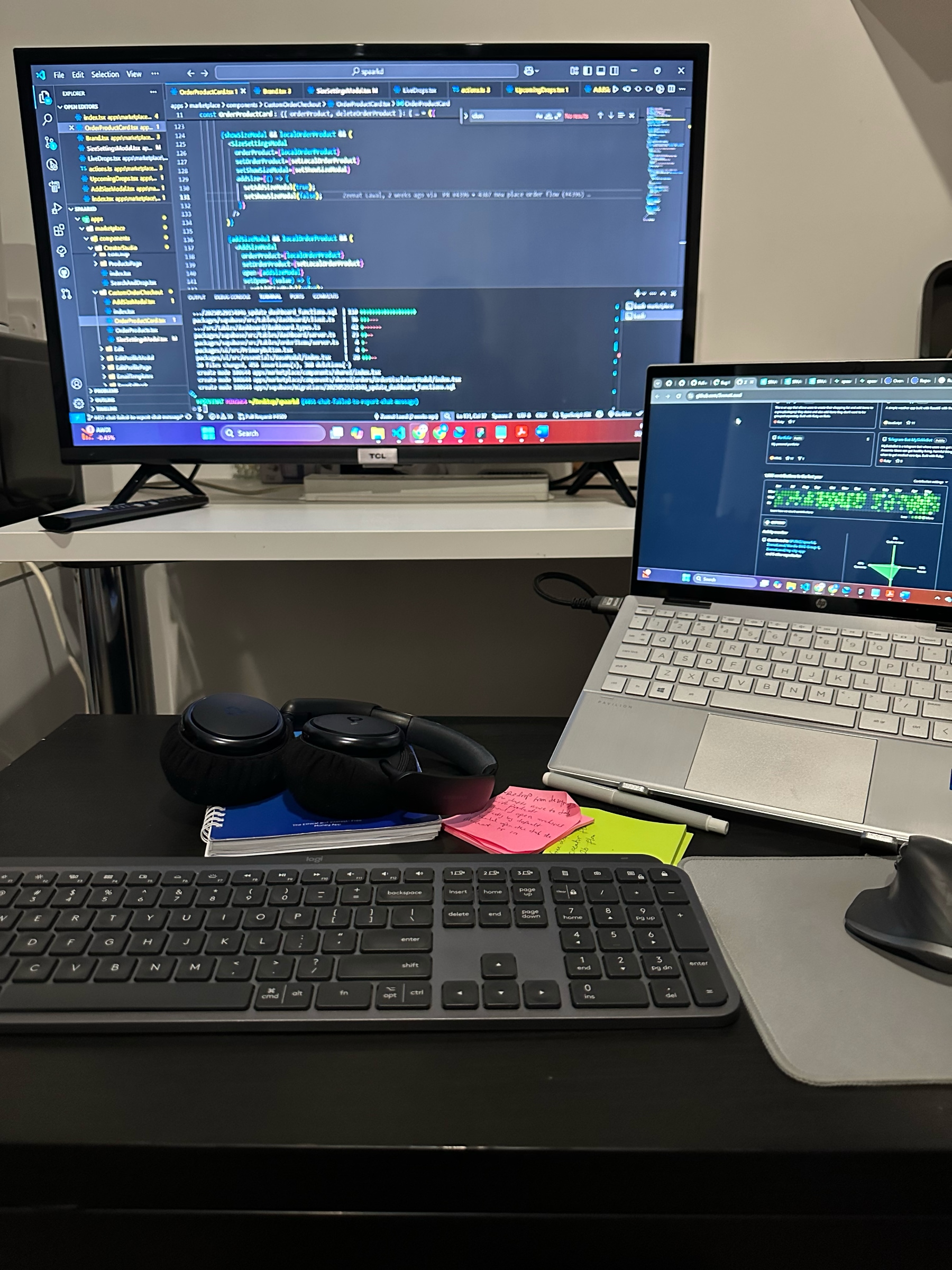 Zeenat's setup