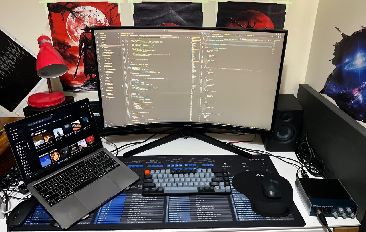Emmanuella's setup